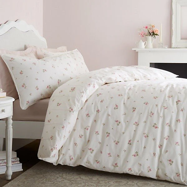 Bianca Rosebud Lace 200 Thread Count Cotton Duvet Set – Kingsize - Image 2