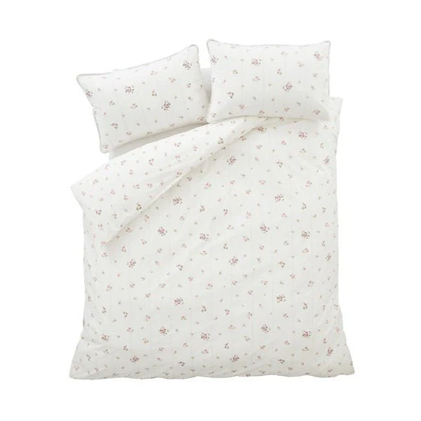 Bianca Rosebud Lace 200 Thread Count Cotton Duvet Set – Kingsize - Image 4