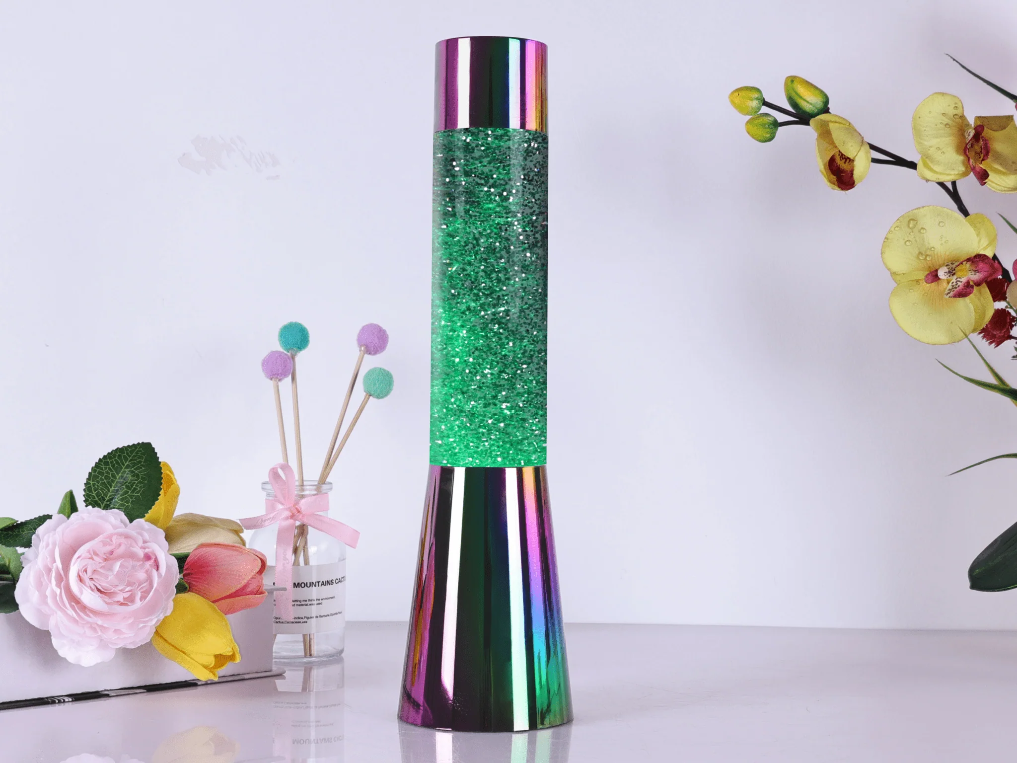 Black Pearl Glitter Lamp - Image 2