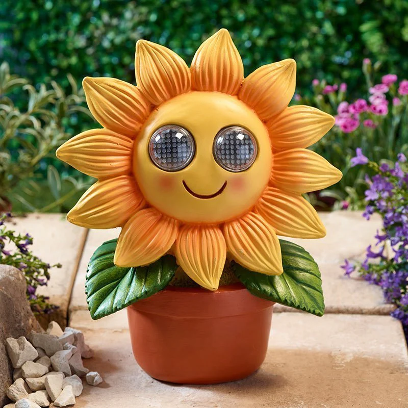 Blinkin’ Sunflower Solar Light Decoration - Image 2