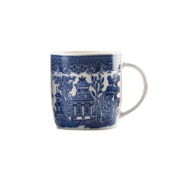 Blue Willow 12oz Barrell Mug