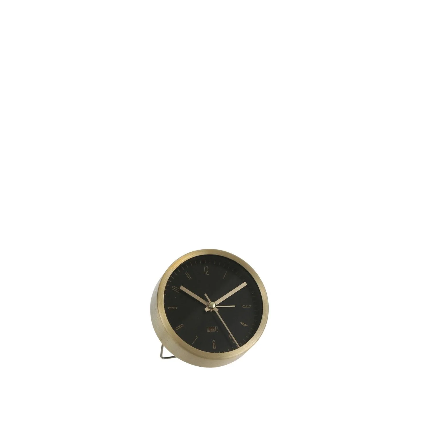 Bonn Table Clock 9cm Black