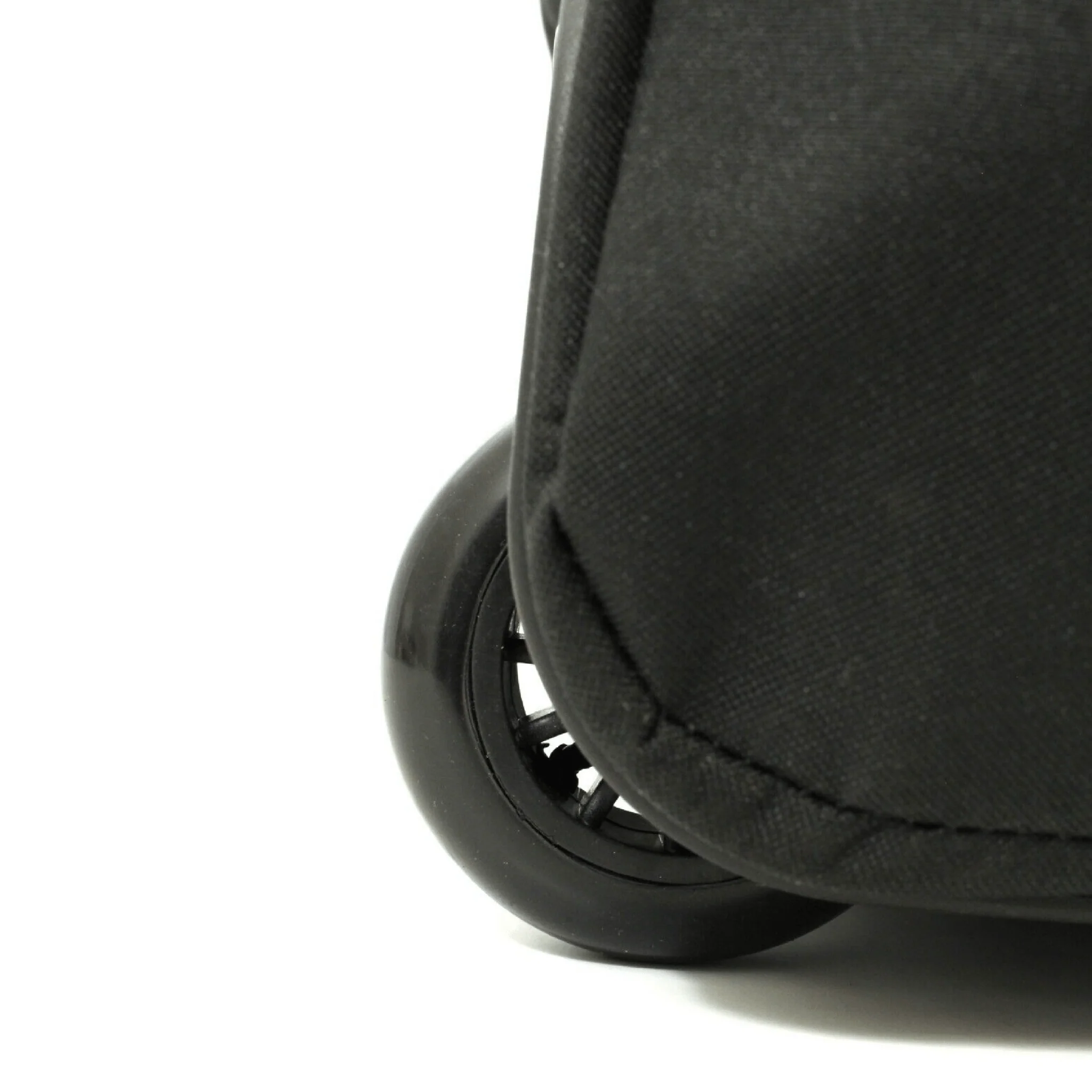 BordLite Cabin-sized Rucksack on Wheels Black & Rose Gold - Image 3