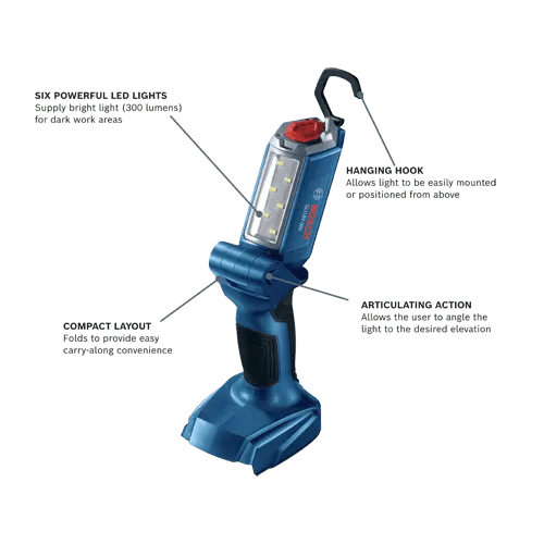 Bosch Gli18V-300 18V Led Torch Light