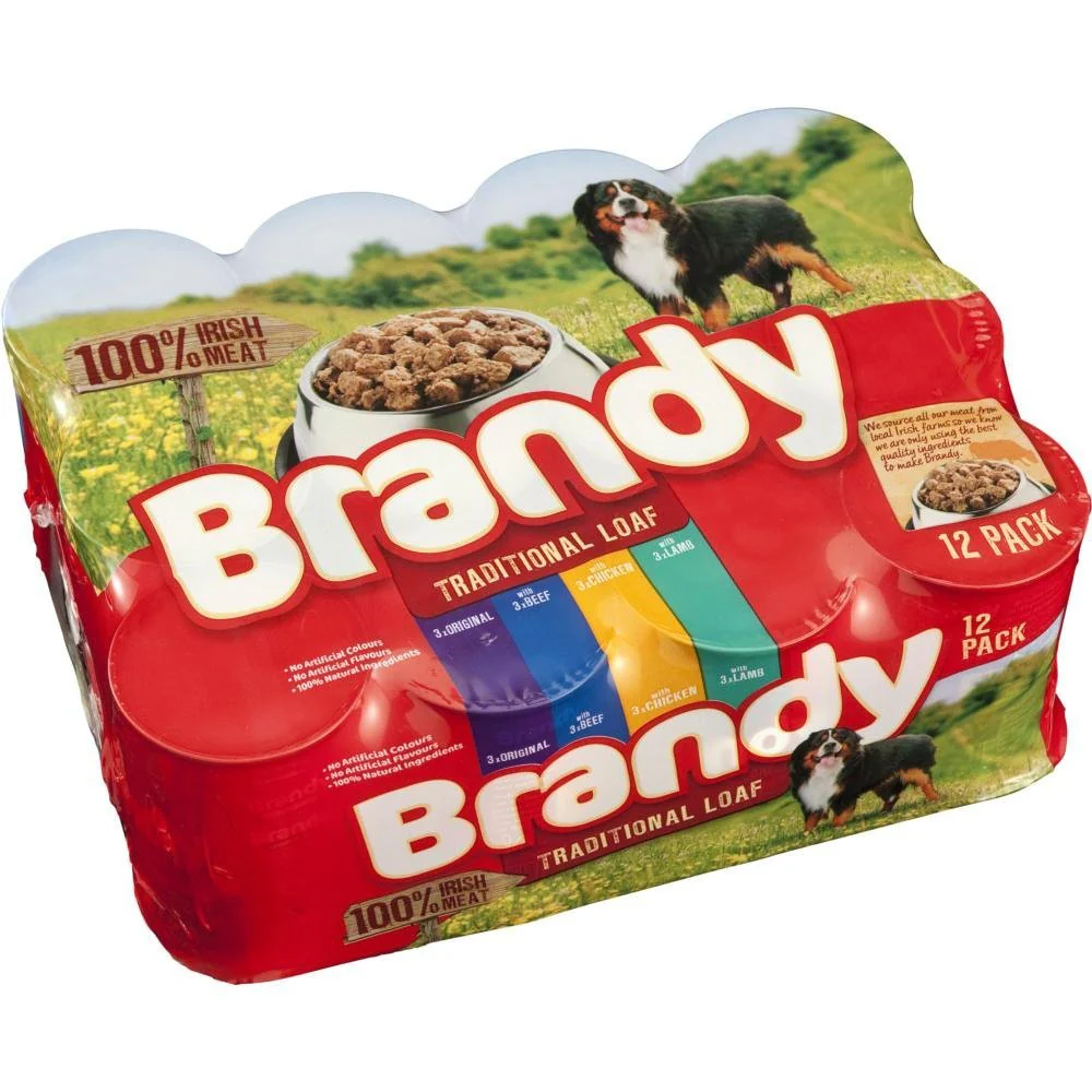 Brandy 395grm Dog Food Cans 12 pack