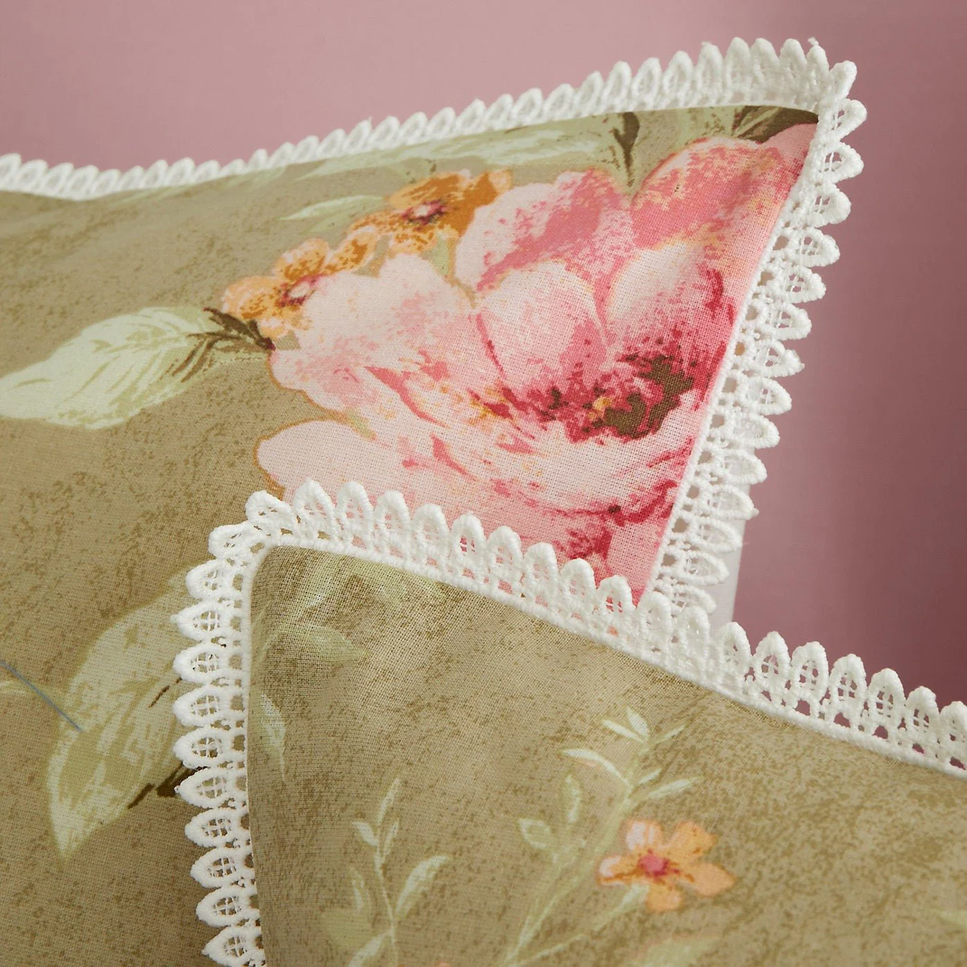 Bridgerton by Catherine Lansfield – Penelope Floral Reversible Duvet Set Single - Image 3