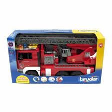 Bruder Man Fire Engine With Sound & Light