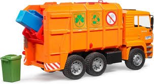 Bruder Man Tga Orange Refuse Truck - Image 2
