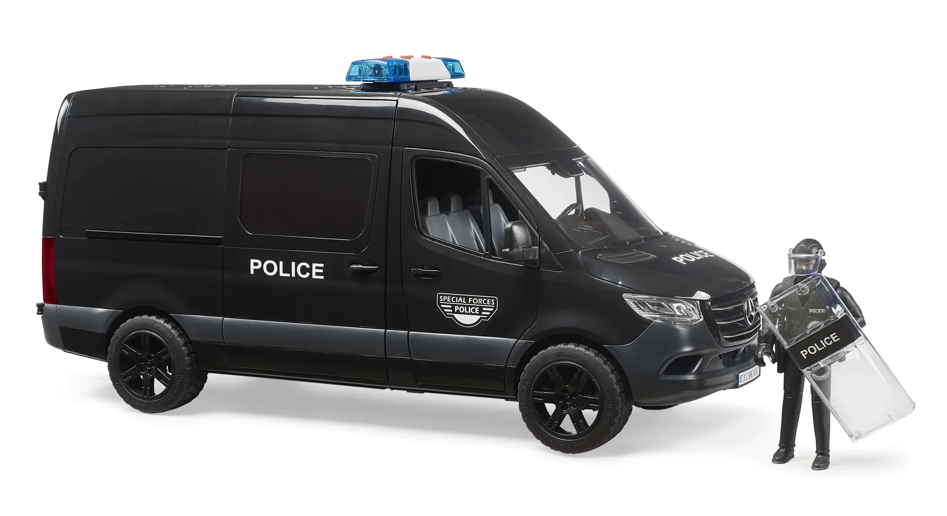 Bruder MB Sprinter with Policeman - Image 6