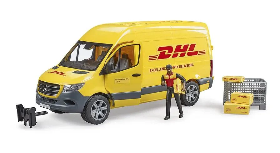 Bruder Mercedes Sprinter DHL with Driver