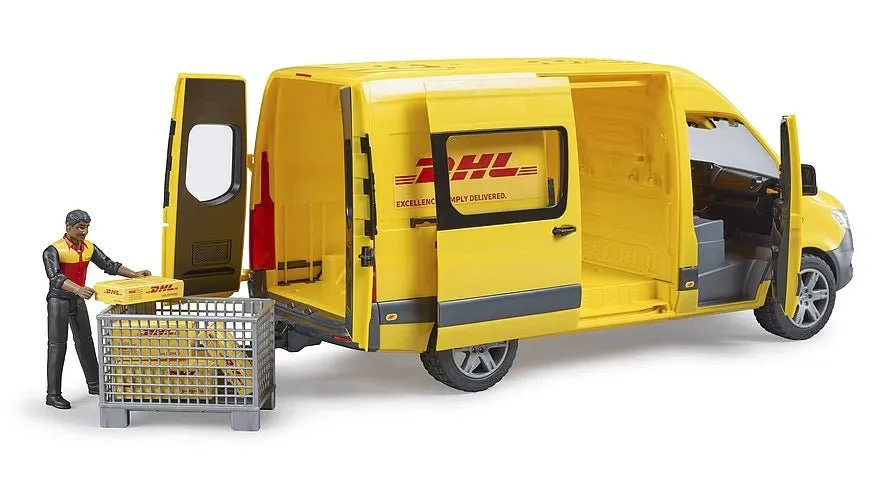 Bruder Mercedes Sprinter DHL with Driver - Image 2