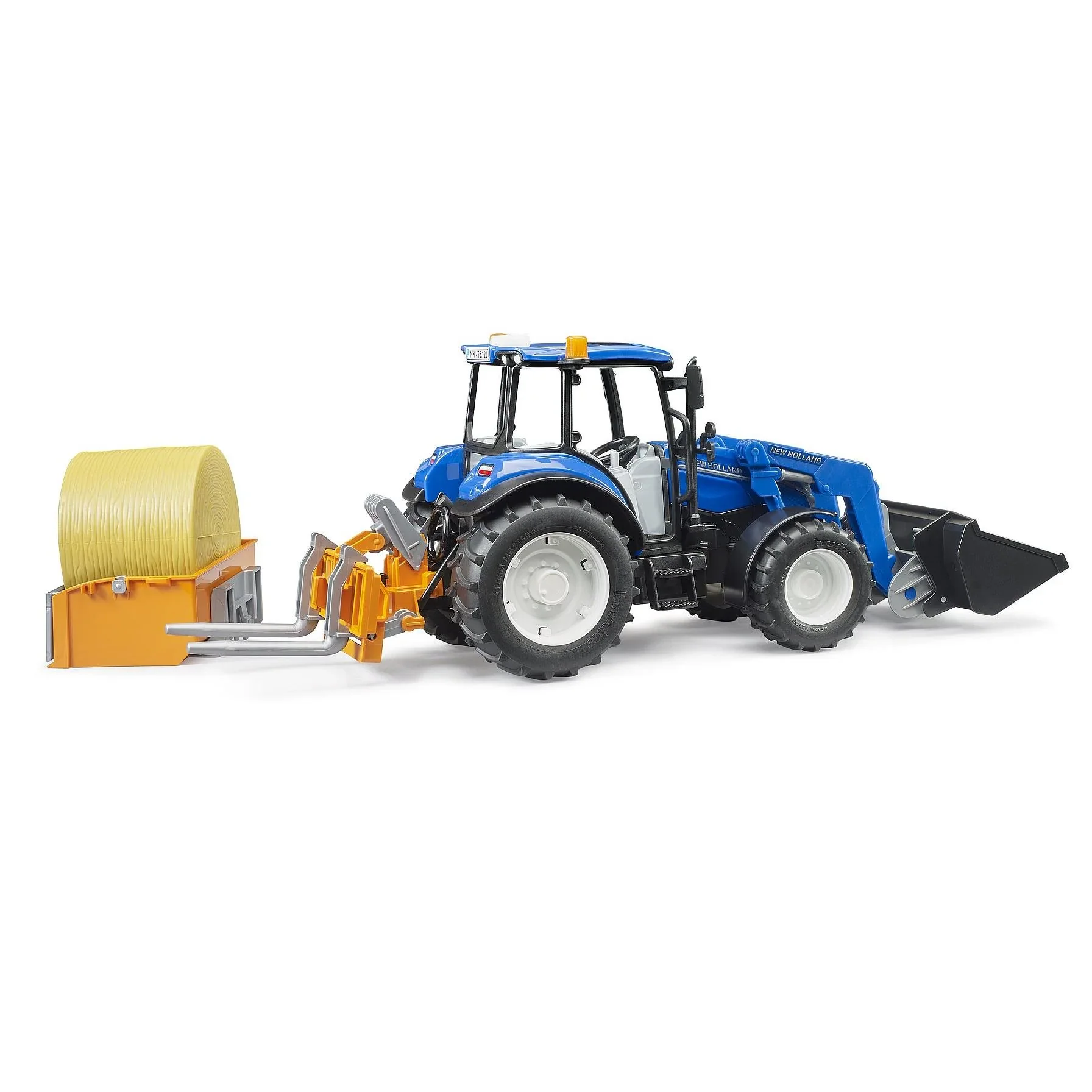 Bruder New Holland T5.120 With Front Loader & Transport Box - Image 3