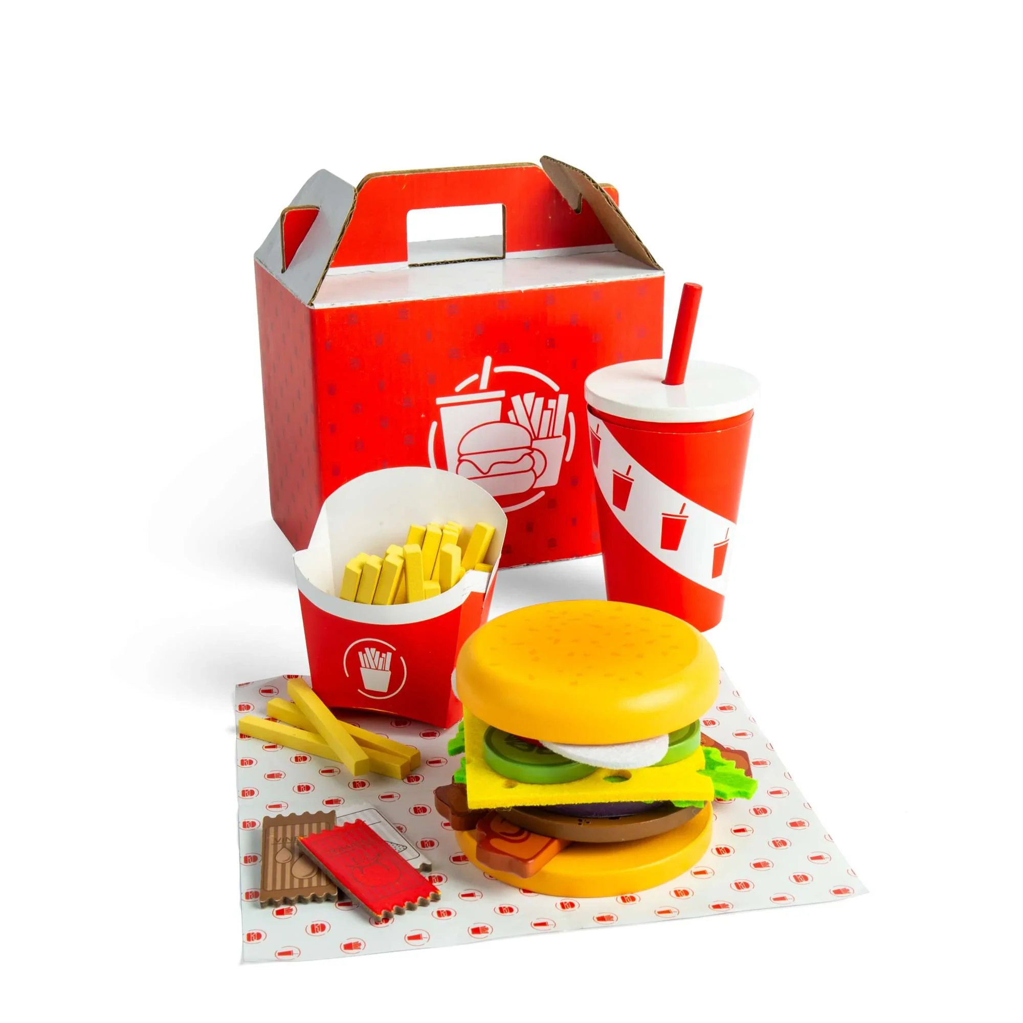 Burger And Fries Set
