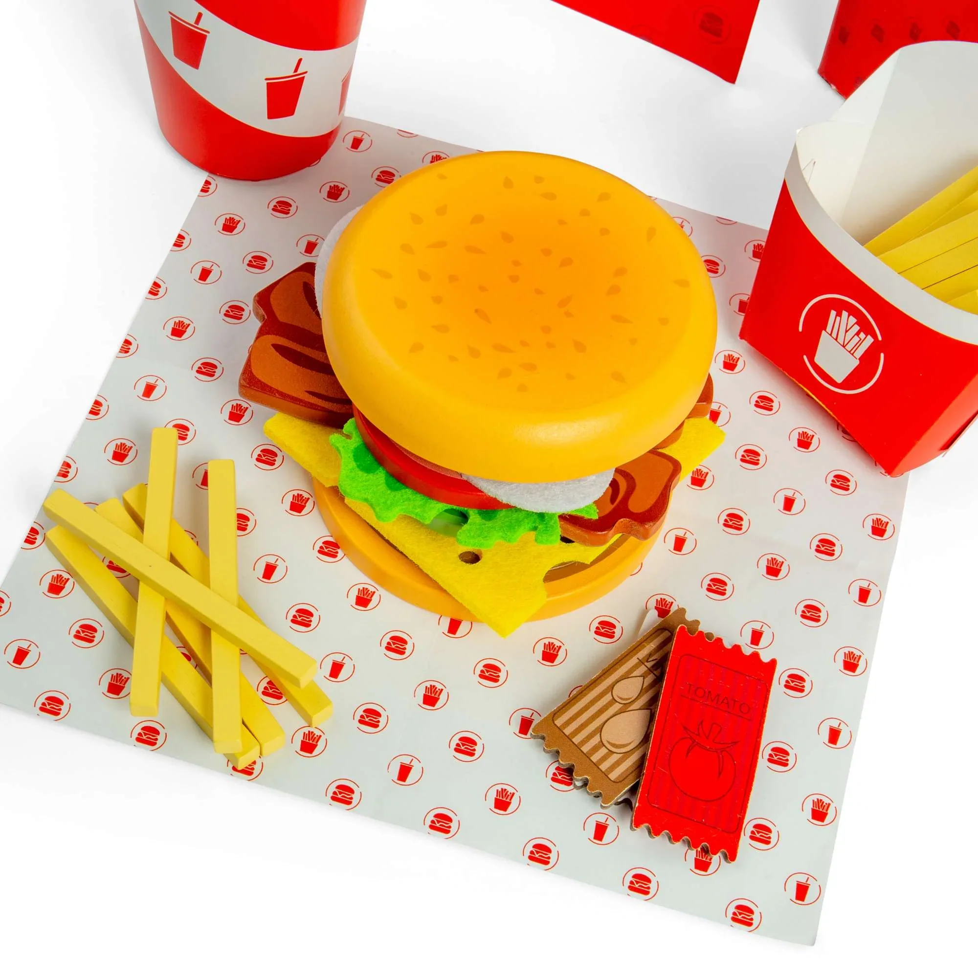 Burger And Fries Set - Image 4