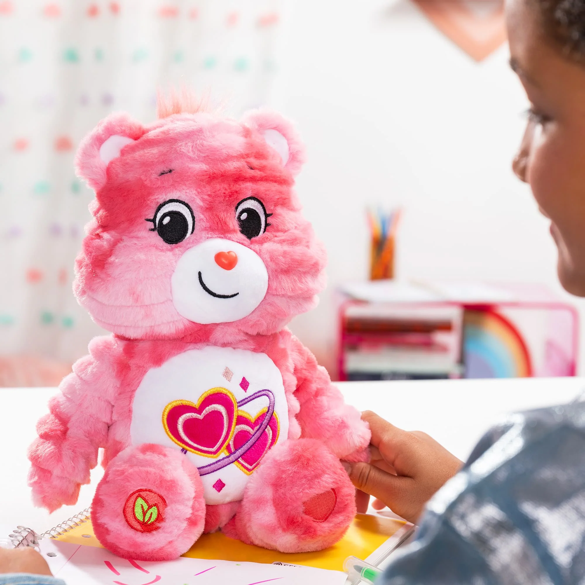 Care Bears 35cm Colour Splash Collection - Love-A-Lot Bear - Image 2