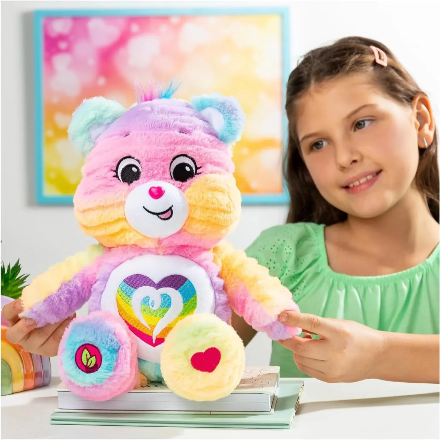 Care Bears 35cm Colour Splash - Togetherness Bear - Image 2