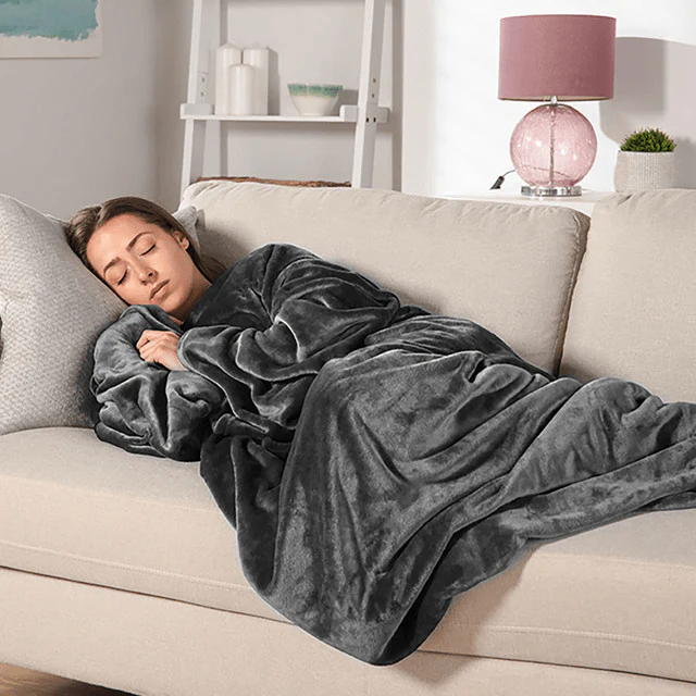 Carmen Heated Wearable Blanket 183x55cm Grey