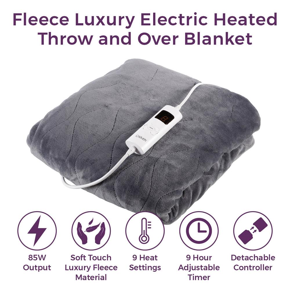 Carmen Luxury Electric Heated Throw - Image 2