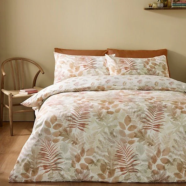 Catherine Lansfield Autumn Leaves So Soft Duvet Cover Set – King
