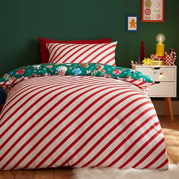 Catherine Lansfield Christmas Icons Festive Children Duvet Cover Set – Double - Image 2