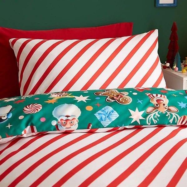 Catherine Lansfield Christmas Icons Festive Children Duvet Cover Set – Double - Image 4
