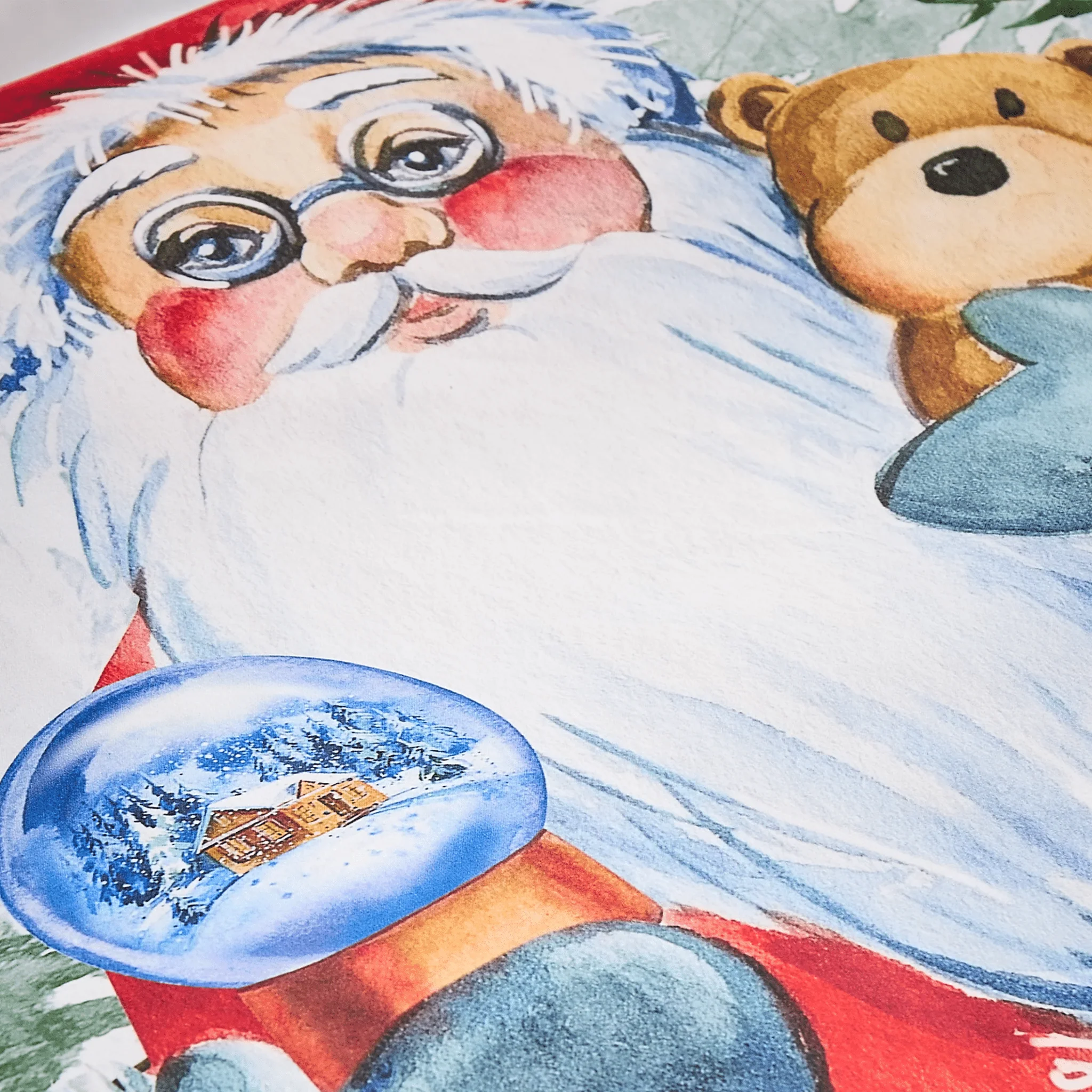 Catherine Lansfield Christmas Retro Santa Reversible Duvet Cover Set Single - Image 3
