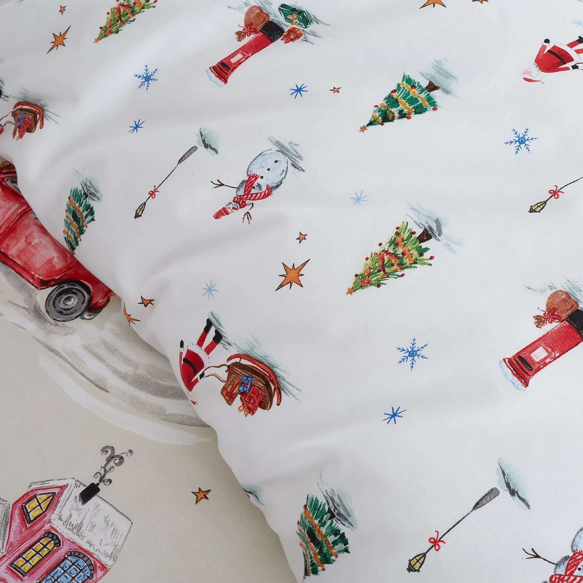 Catherine Lansfield Christmas Town Duvet Set - Kingsize - Image 4