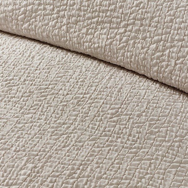 Catherine Lansfield Crinkle Seersucker Duvet Cover Set – Super King - Image 3