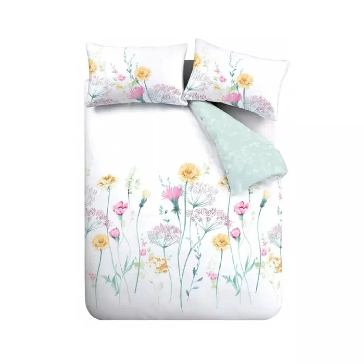 Catherine Lansfield Meadowsweet Floral Duver Cover Set – Double - Image 6