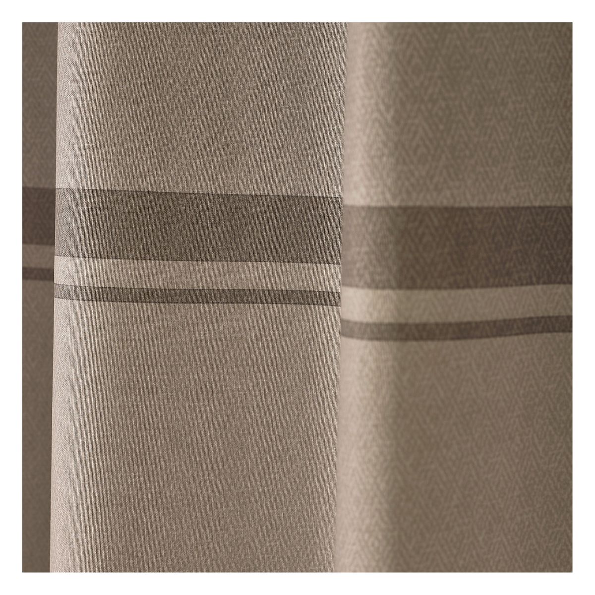 Catherine Lansfield Melville Natural Eyelet Curtains (90" x 90")