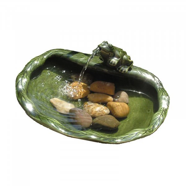 Ceramic Frog Water Fountain - Image 2
