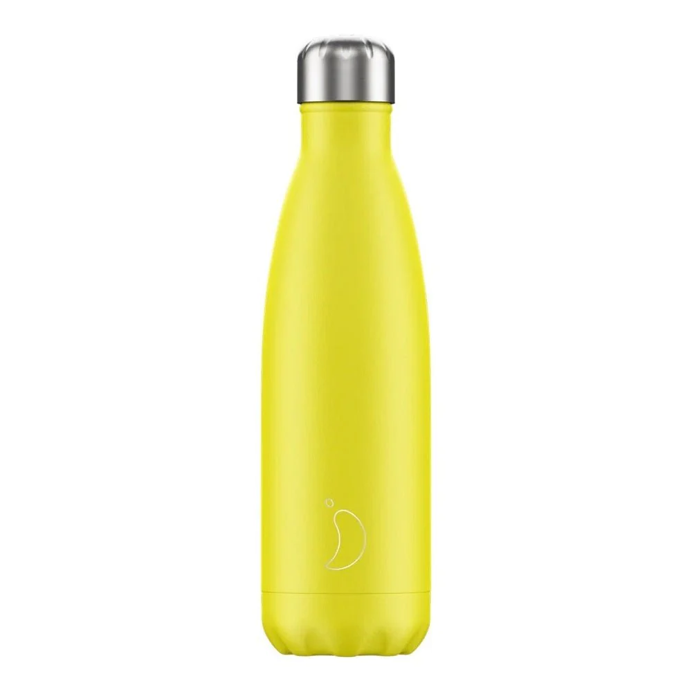 Chilly's 500ml Neon Yellow Bottle