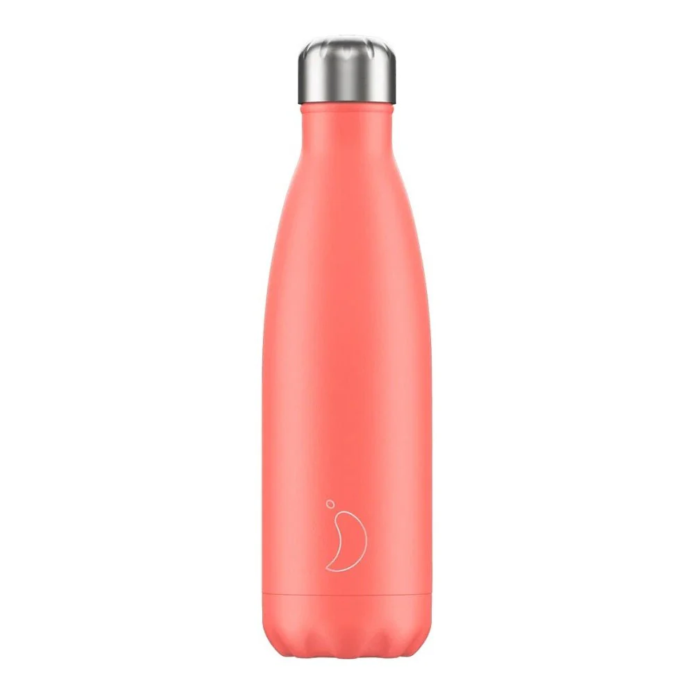 Chilly's 500ml Pastel Coral Bottle