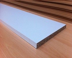Chipboard White Veneered Panel 2400X525Mm - Image 2