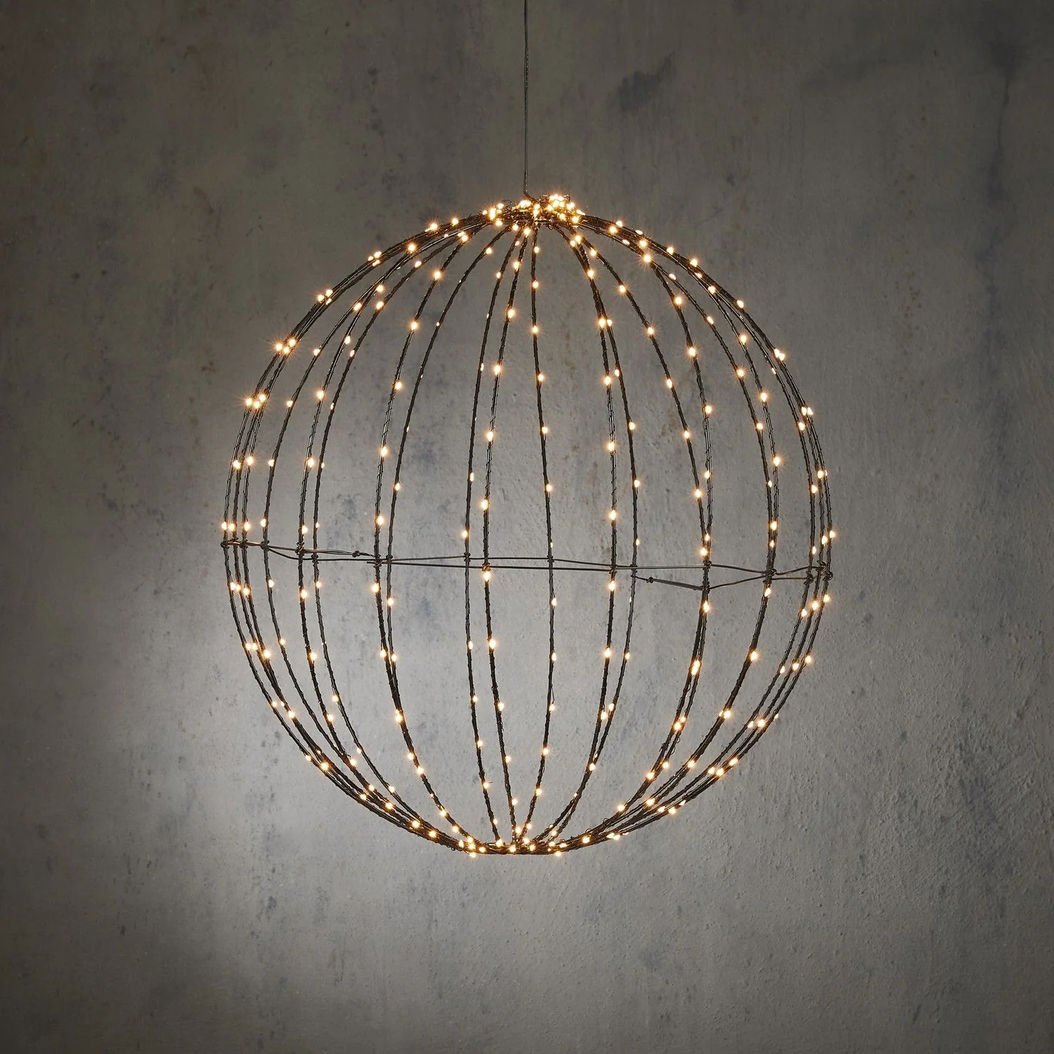 Christmas Ball Warm White 320led IP44 with timer - d50cm