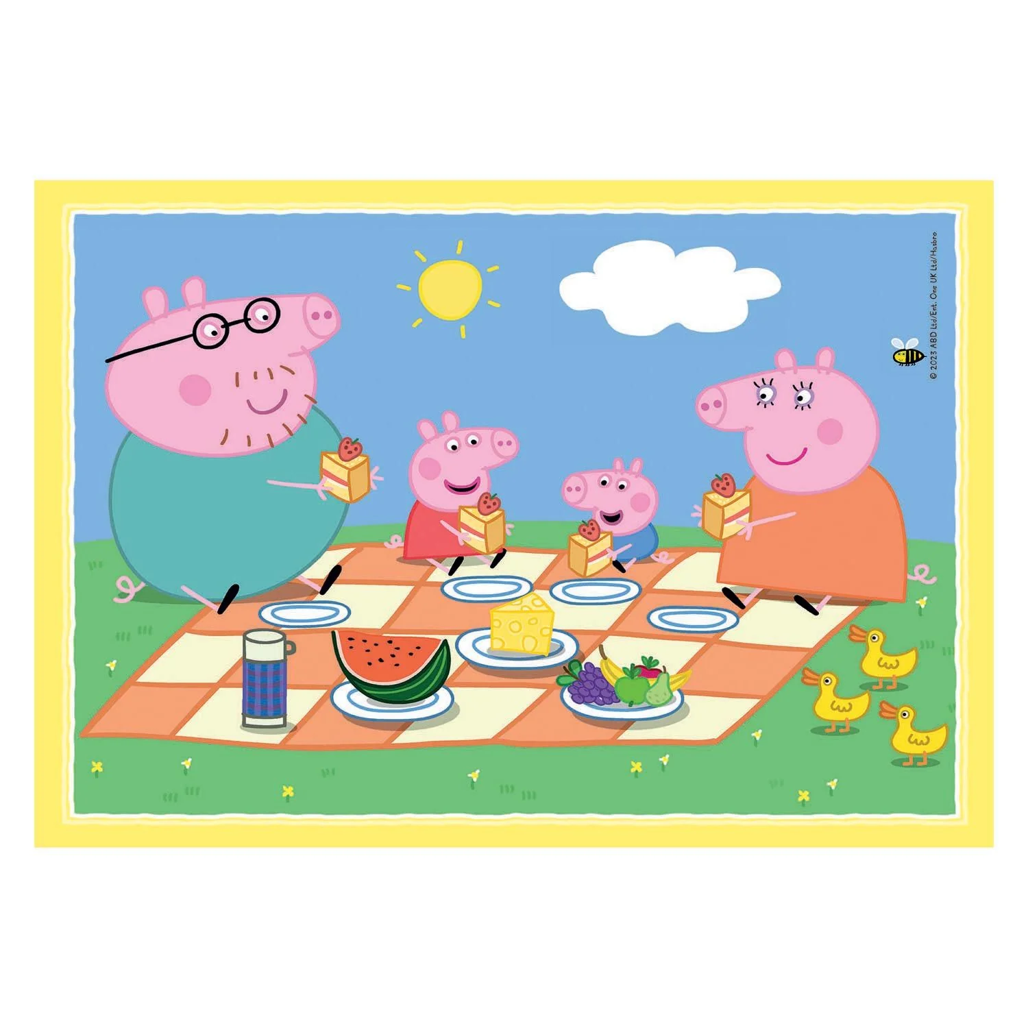 Clementoni Peppa Pig 4-In-1 Puzzle - Image 3