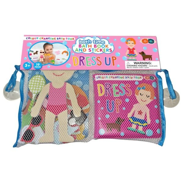Colour Changing Bath Book & Stickers – Dress Up