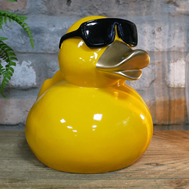 Cool Duck Ornament – Bright Yellow