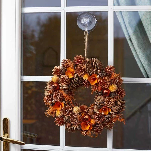 CopperCone Whirl Wreath - 30cm