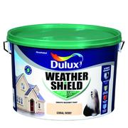 CORAL IVORY Dulux Weathershield Masonry Paint Colours - 10 Litre - Image 2