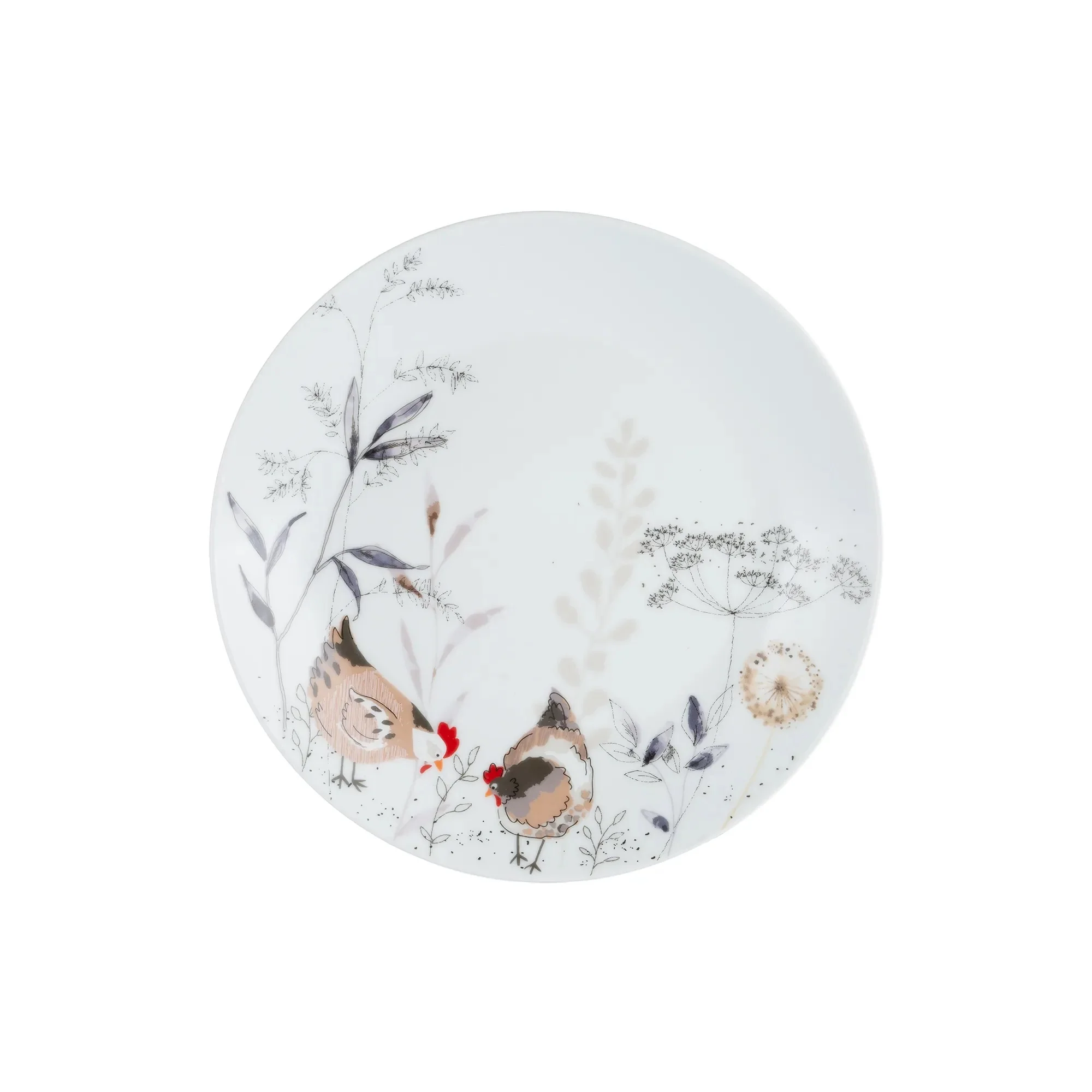 Country Hens Side Plate 20.5cm