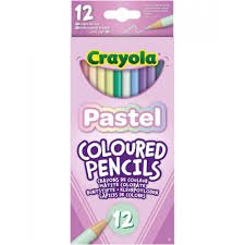 Crayola 12 Pastel Coloured Pencils