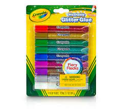 Crayola 9Pk Washable Glitter Glue