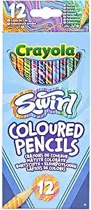 Crayola Swirl Colored Pencils 12 Pack