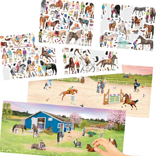 Create Your Happy Horses Colouring Book - Image 2