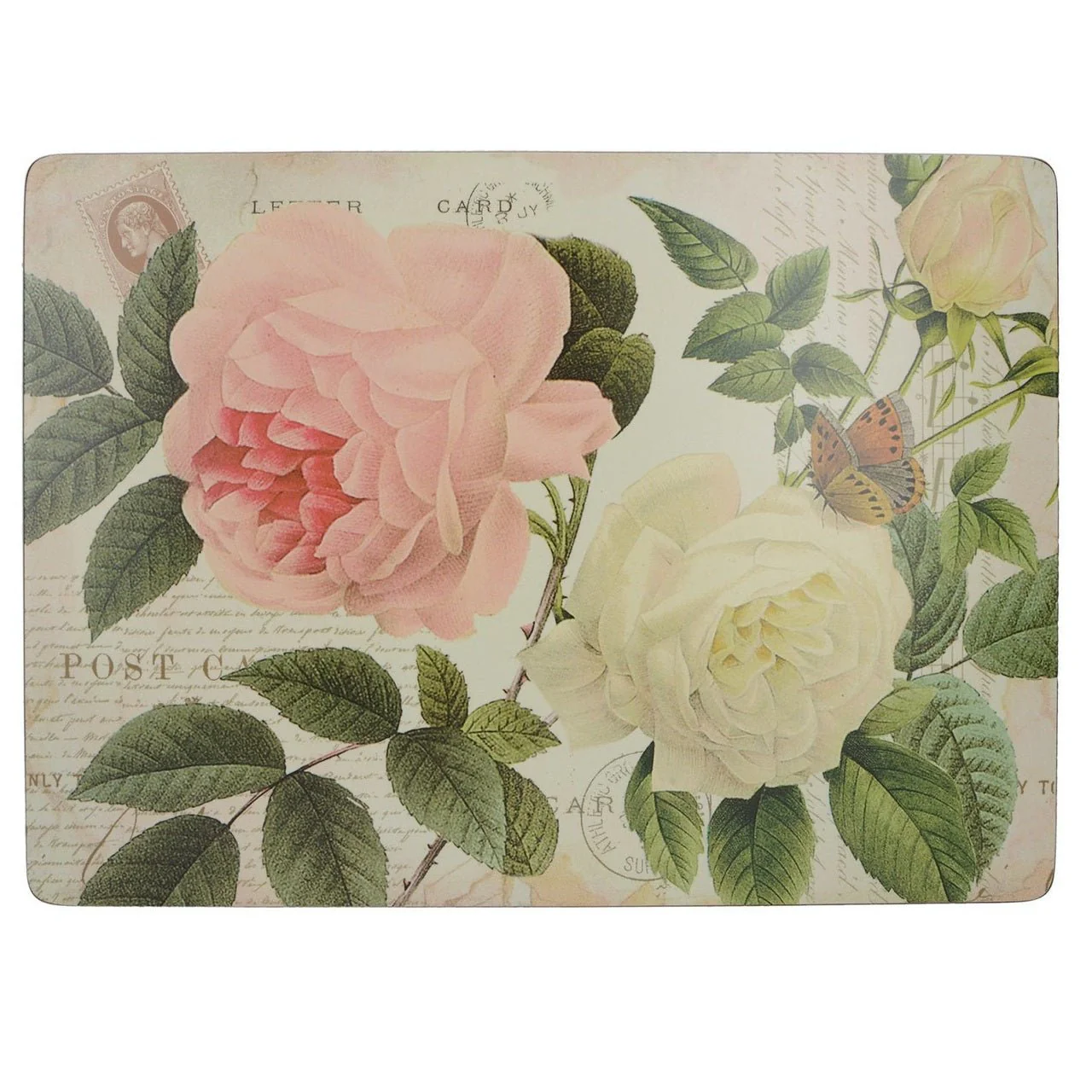 Creative Tops Rose Garden Pack Of 6 Premium Placemats