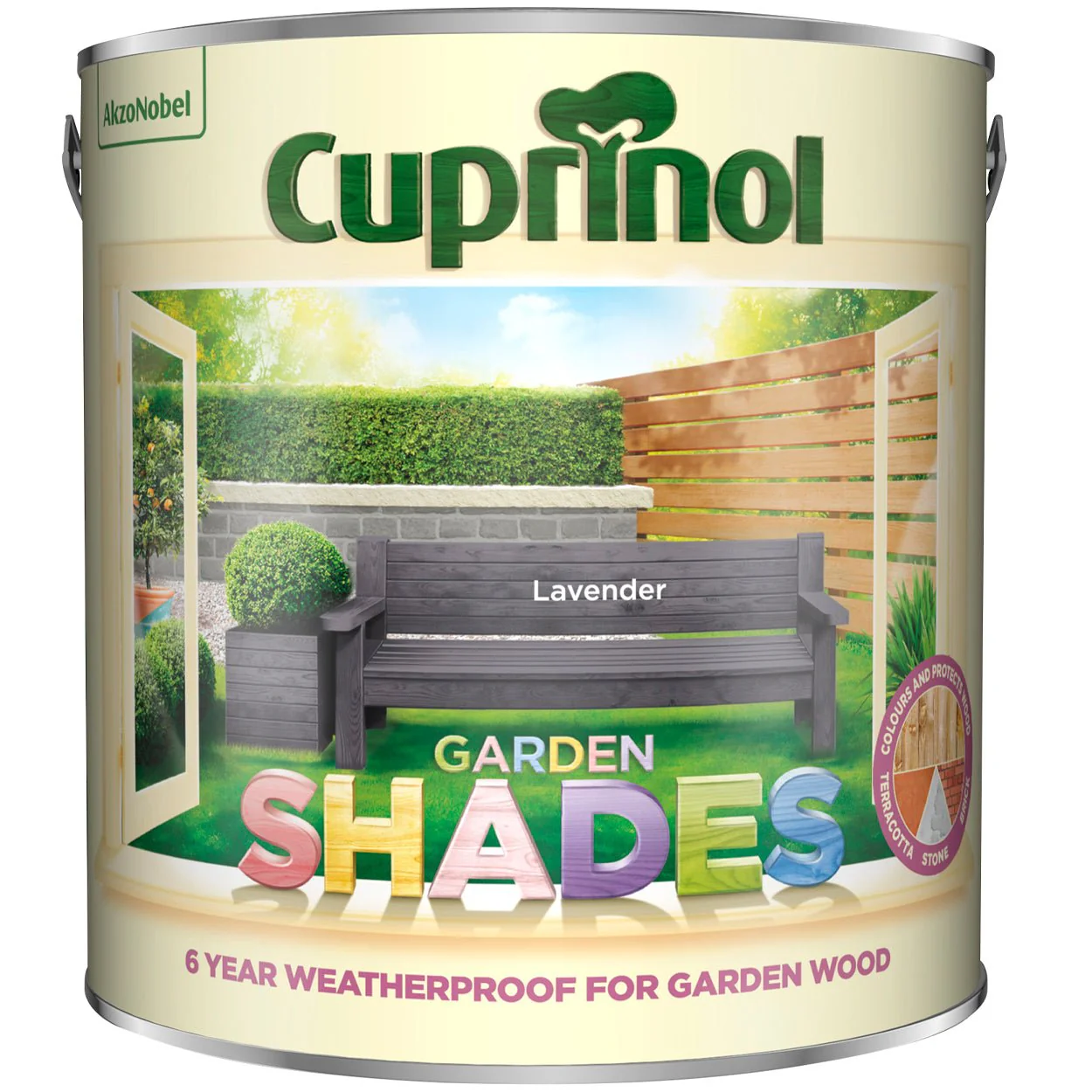 Cuprinol Garden Shades Colours Paint - 2.5 Litre Lavender