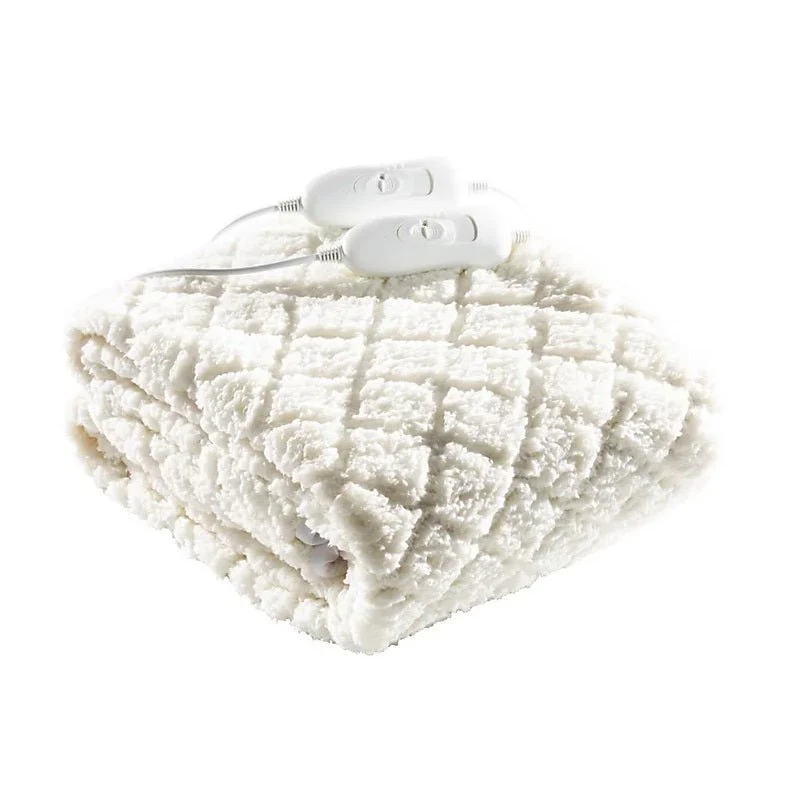 Daewoo Double Heated Electric Blanket Fleece With Skirt 153 x 137cm