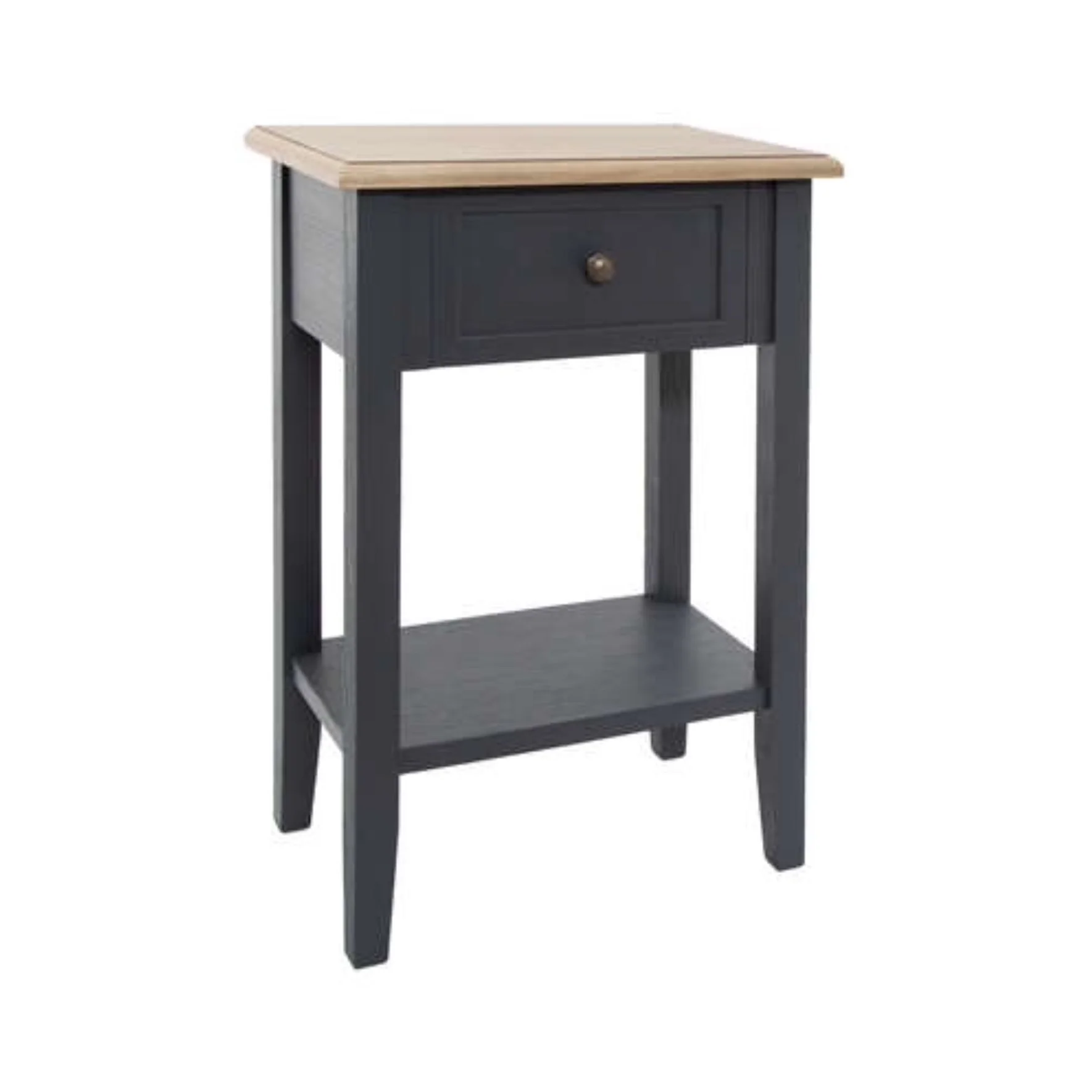 Damian 1 Drawer Bedside Locker Grey