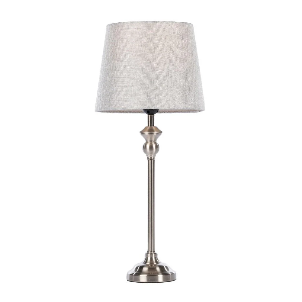 Dani Mini Buffet Lamp Silver/Grey 53cm
